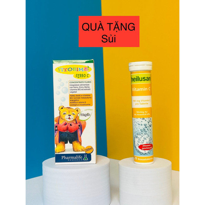 Ferroc Fitobimbi Bổ sung vitamin c ngừa thiếu máu cho bé
