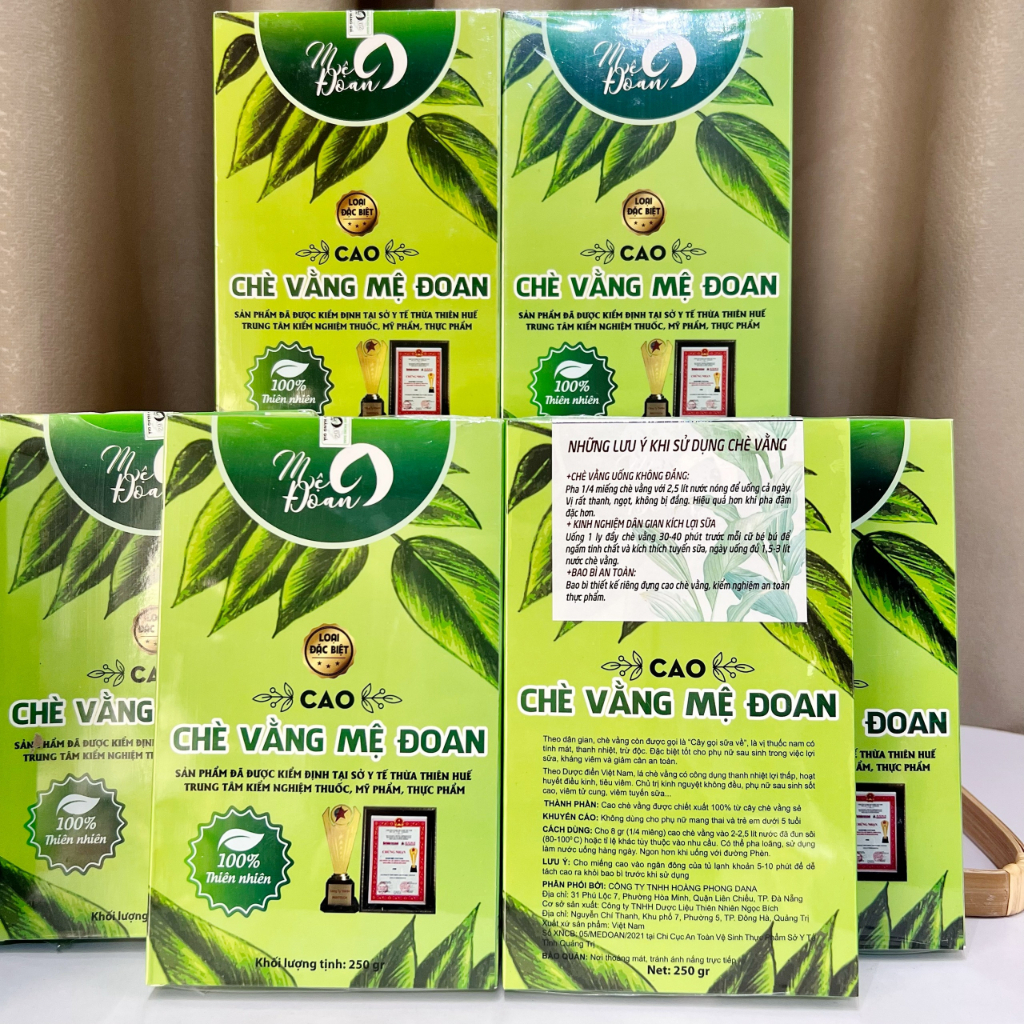 Cao Chè Vằng Lợi Sữa Mệ Đoan Lấy Lại Vóc Dáng 250gr giảm cân, thanh lọc cơ thể cho mẹ sau sinh