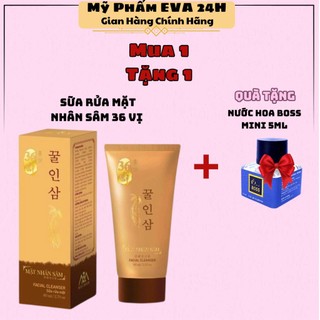 Sữa Rửa Mặt Nhân sâm 36 Vị Ogranic Giảm Mụn, Giảm nhờn+ Tặng Nước hoa 5ml