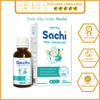  Tinh Dầu Tràm Sachi - Tinh dầu Tràm Khuynh Diệp Sachi Giúp Xua Muỗi Làm Ấm Phòng Cảm Lạnh  30ml  