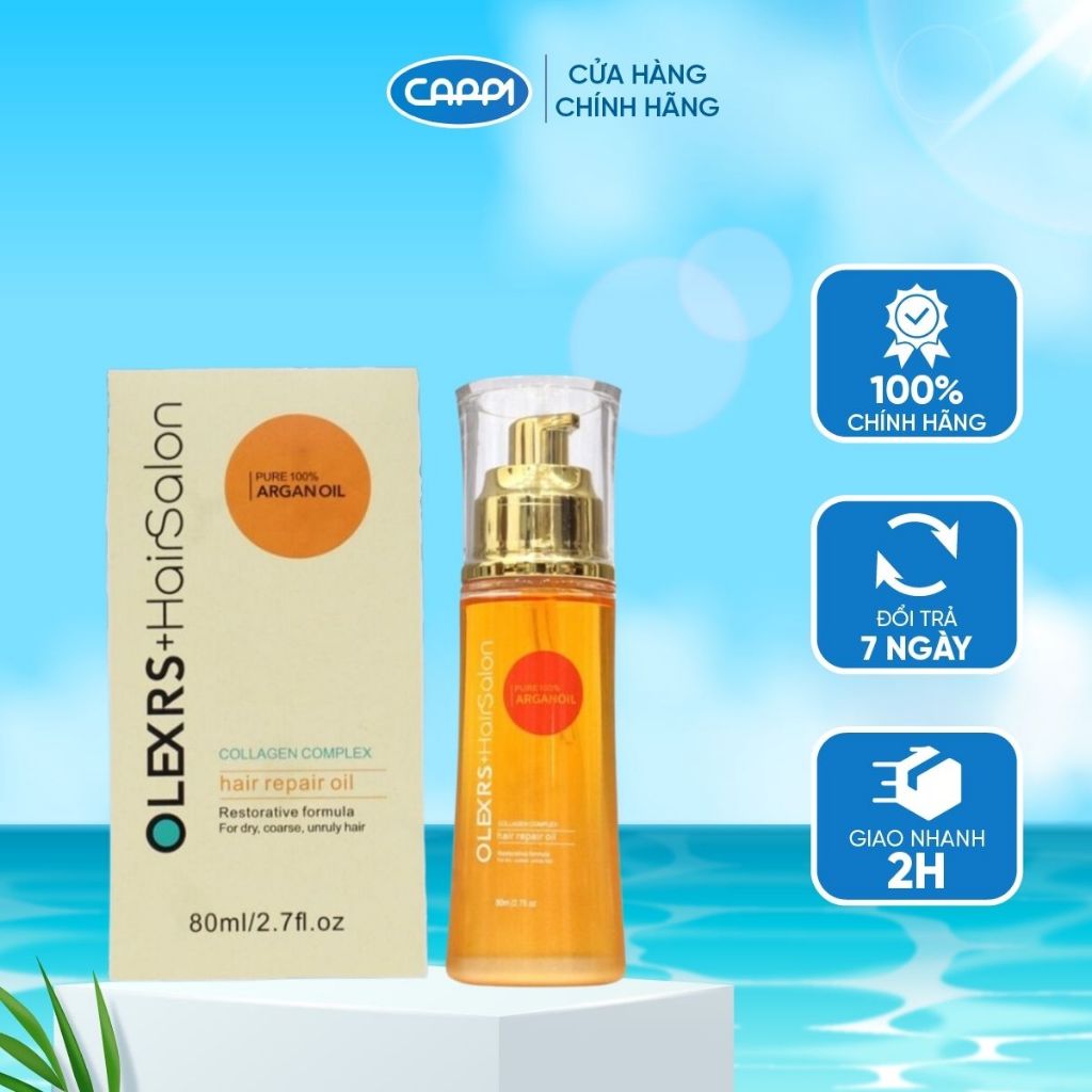 Tinh chất dưỡng tóc OLEXRS HAIR SALON phục hồi tóc chống rụng tóc 80ml