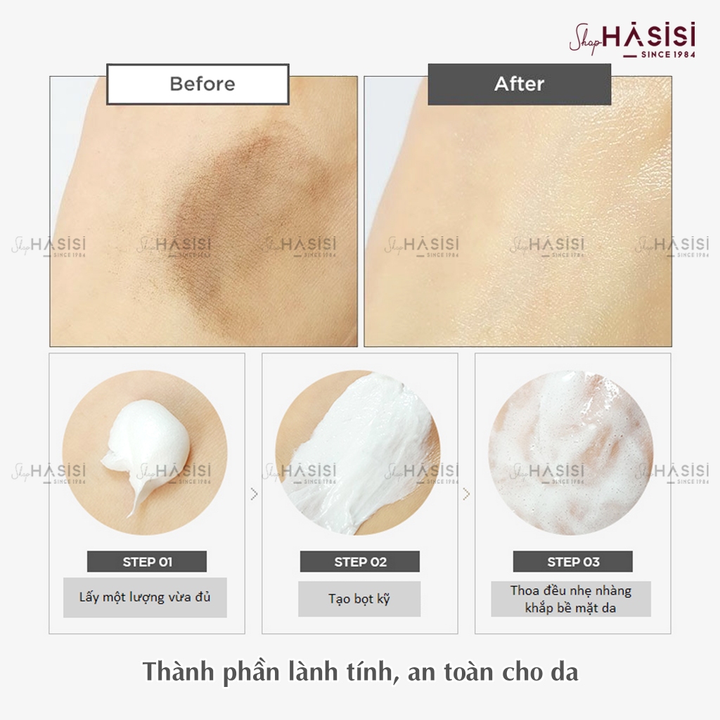 Sữa Rửa Mặt Có Hạt, Sáng Da White Seed Exfoliating Cleansing Foam 150ml