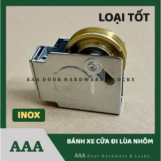 Bánh xe tăng chỉnh cửa đi lùa nhôm - Bánh xe inox tăng đưa cửa đi lùa nhôm hệ 700