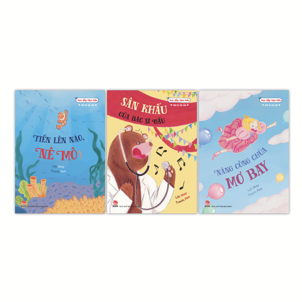 Sách - Vun Đắp Tâm Hồn - Mơ Đi Sợ Chi (3 Cuốn)