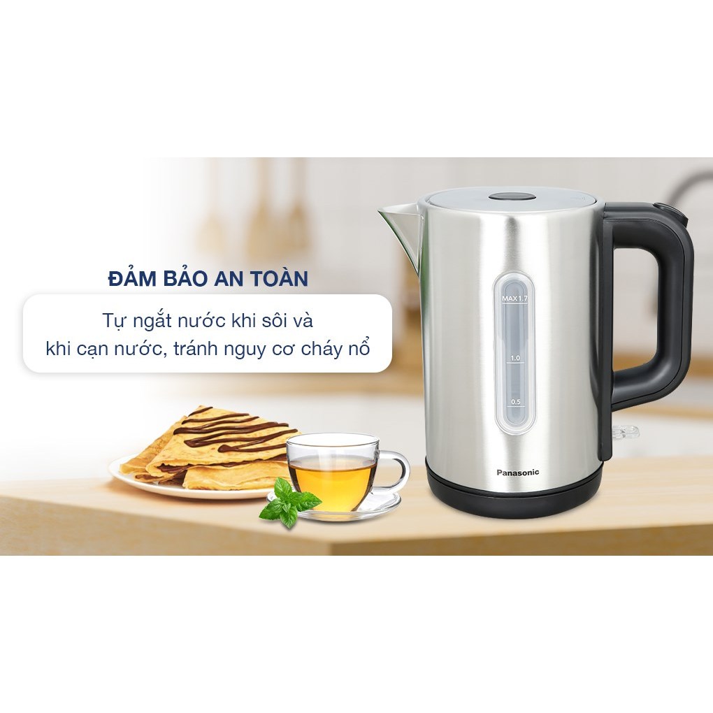 Bình đun siêu tốc Panasonic 1.7 lít NC-K301SRA