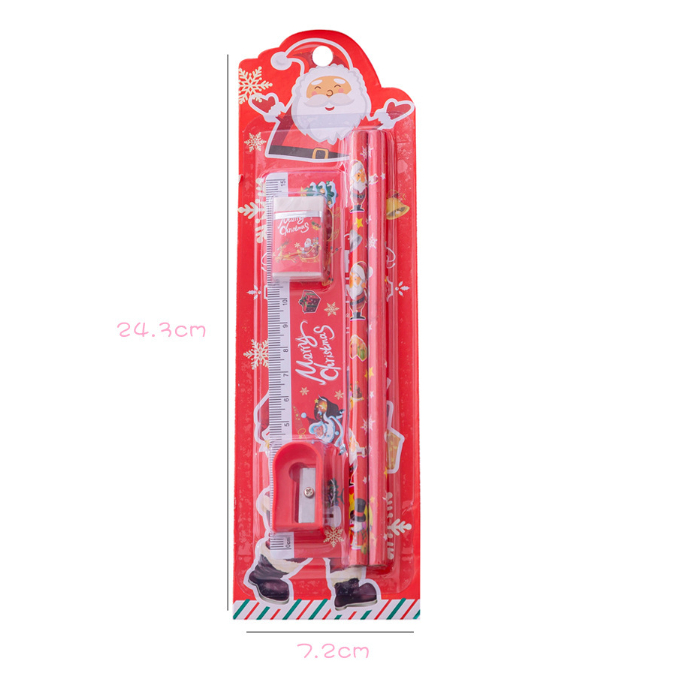 Bút chì Noel giáng sinh Christmas, bộ quà tặng noel 5 món giá rẻ B74