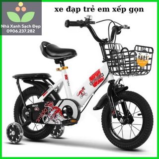 Xe đạp trẻ em BABY xếp gọn 2-6 tuổi vành nan 12inch, 18inch, xe đạp xếp gọn