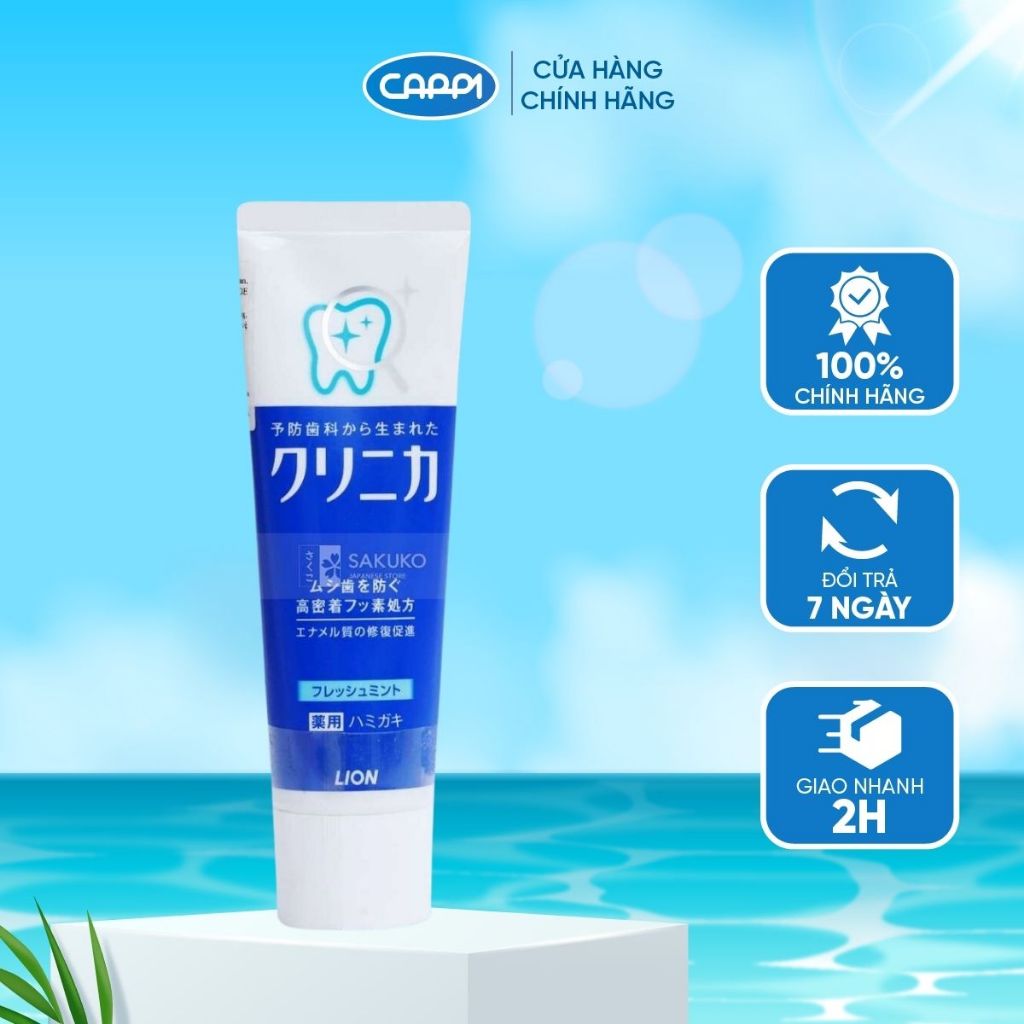 Tuýp Kem Đánh Răng Khử Mùi Hương Bạc Hà 130g Lion King