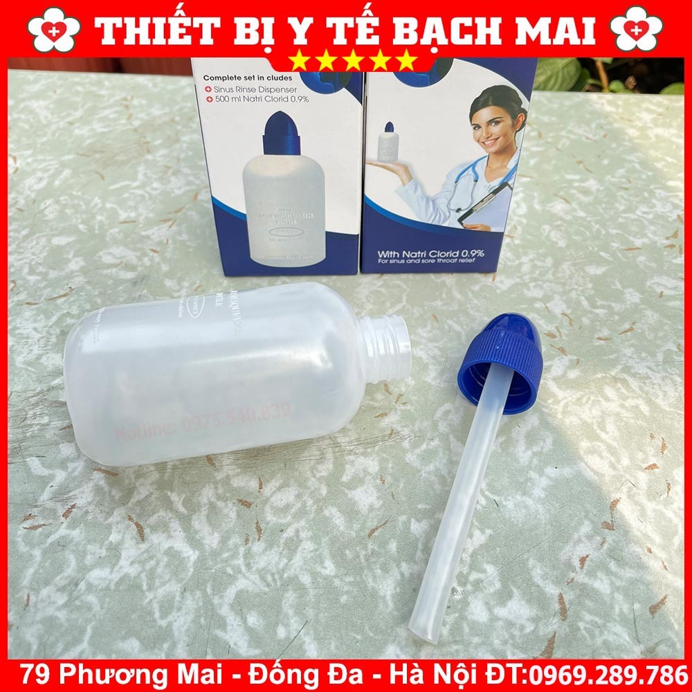 BÌNH RỬA MŨI SINUS RINSE BASIC - Thông Thoáng Mũi, Giảm Ngạt Mũi, Viêm Mũi, Viêm Xoang