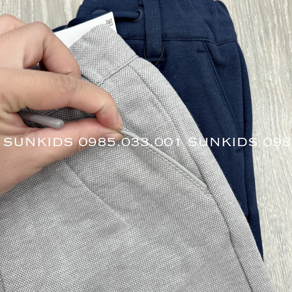 Quần bé trai nỉ dạ dây rút 2 màu