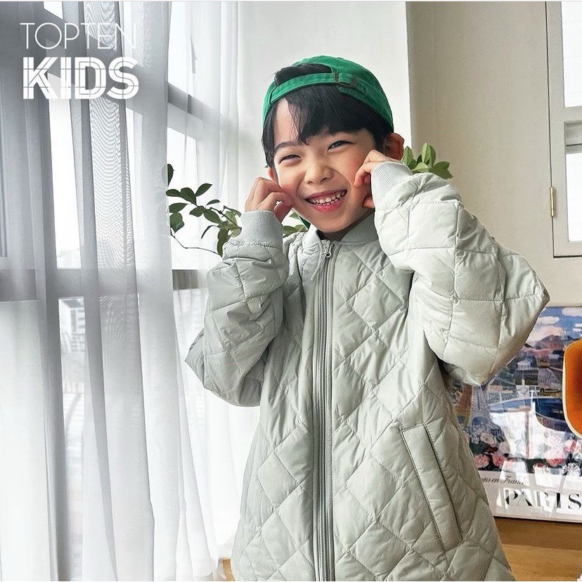 Áo phao lông vũ siêu nhẹ Top, ten KÉO KHÓA