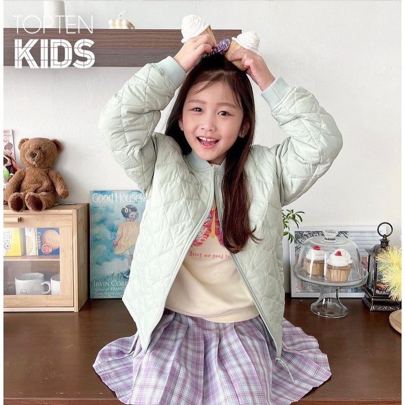 Áo phao lông vũ siêu nhẹ Top, ten KÉO KHÓA