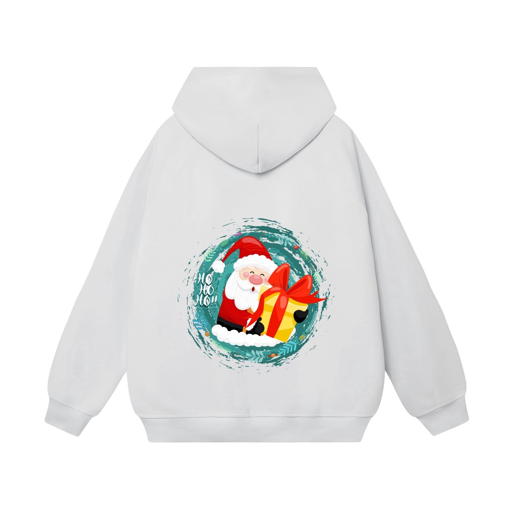 Áo Hoodie Merry Christmas Ông Già Noel Form Rộng Unisex YANDO OUTFITS L030 Nỉ Cotton French Terry 350GSM Local Brand