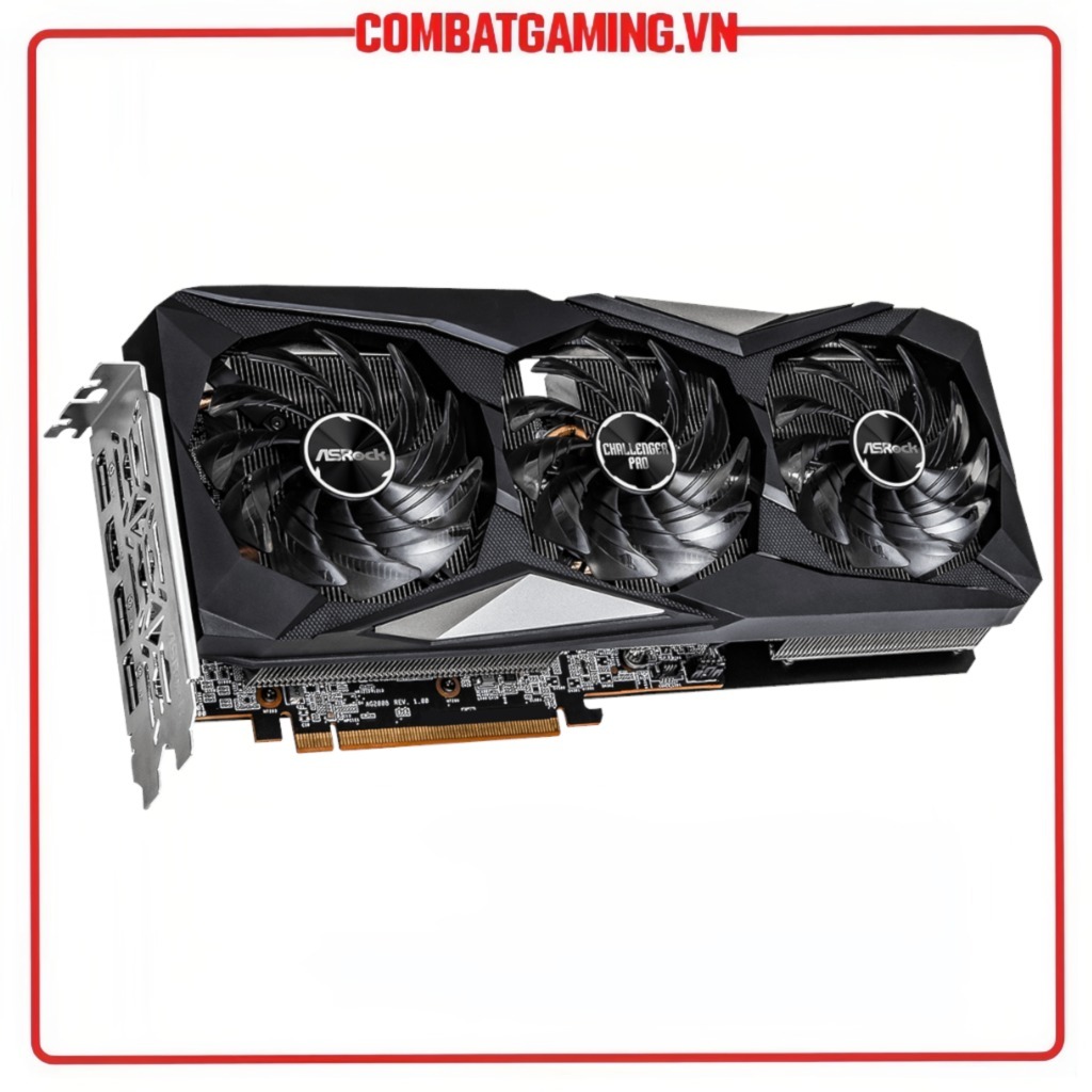 VGA Card màn hình VGA ASROCK Radeon RX 6600 XT Challenger Pro 8GB OC hàng chính hãng