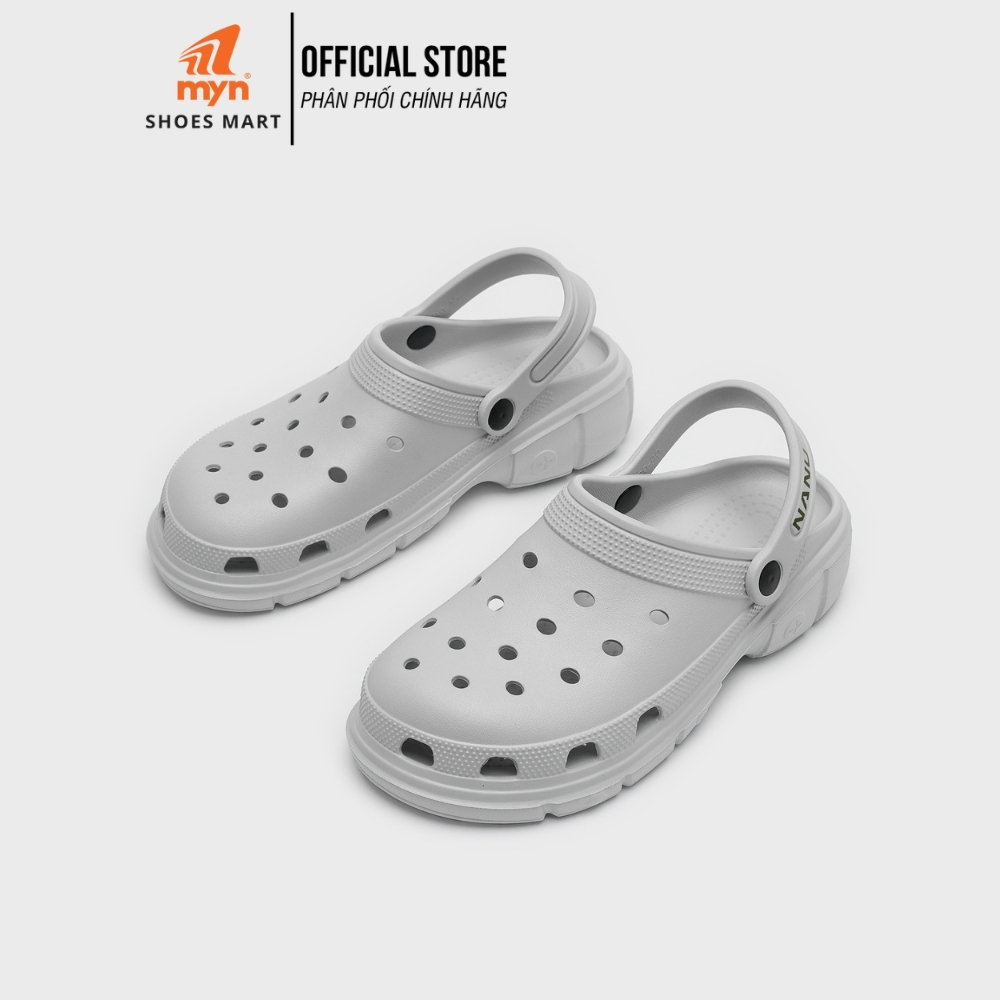 Dép sục nam nữ Nanu Aqua 01 thoáng khí, chống thấm nước màu trơn