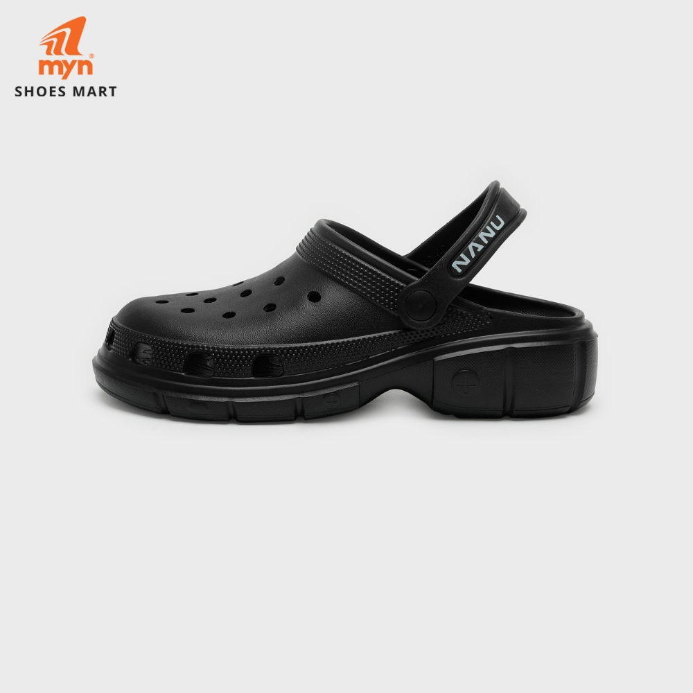 Dép sục nam nữ Nanu Aqua 01 thoáng khí, chống thấm nước màu trơn