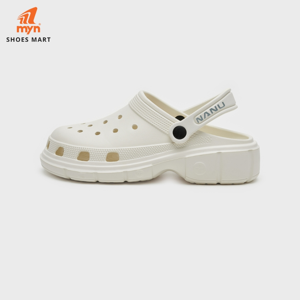 Dép sục nam nữ Nanu Aqua 01 thoáng khí, chống thấm nước màu trơn