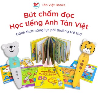 Sách - Bút chấm đọc - Học tiếng Anh Tân Việt - Bộ sách học tiếng Anh cho trẻ