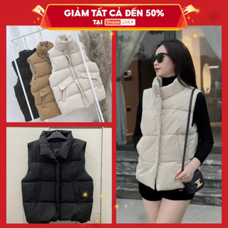 Áo phao gile nữ quảng châu 3 màu siêu xinh