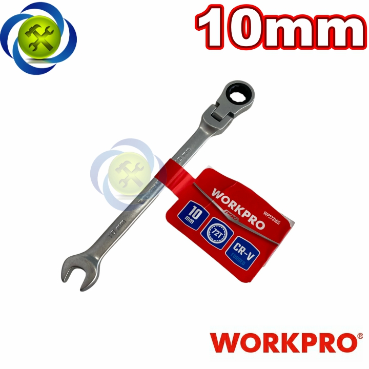 Cờ lê tự động đầu lắc léo 10mm Workpro WP273165