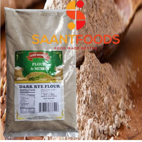 Bột Mì Đen (Dark Rye Flour) Aunt Michelle - 1 kg