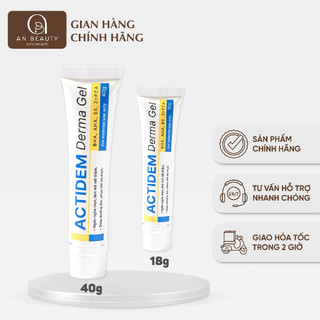 Gel actidem derma giảm mụn, giảm thâm, kiểm soát bã nhờn 18g/40g