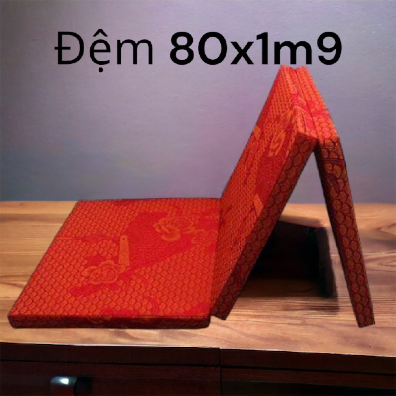 Đệm xốp gấp gọn kí túc xá 80x1m9 ,đệm xốp ép cao cấp