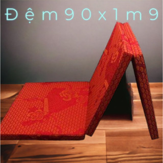 Đệm kí túc xá 90x1m9 ,đệm xốp ép 3 tấm siêu êm không xẹp