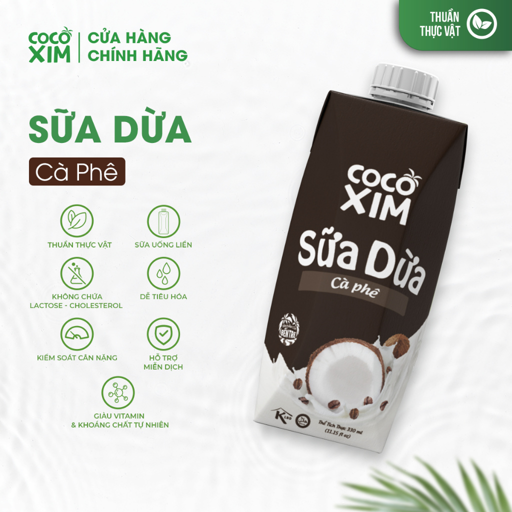 Sữa Dừa Cocoxim Coffee 330ml/Hộp