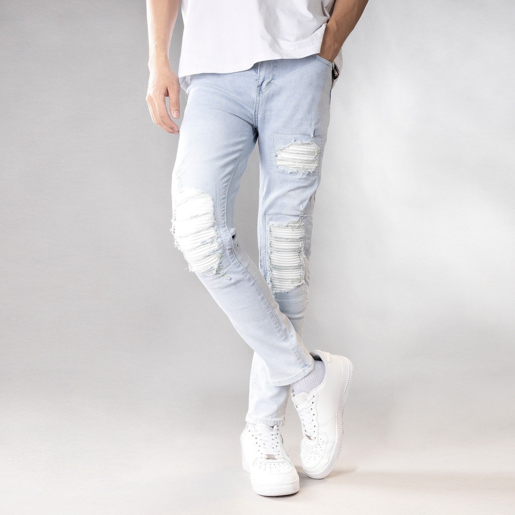Quần Jean Nam Chất Co Giãn, Không Bai Màu, Dáng Ôm Body, Hit Hót  Thời Trang Phong Cách Luty Shop ms8527