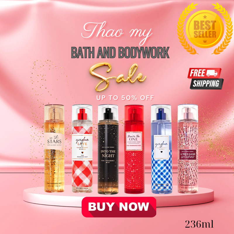 Xịt thơm body Bath and Body Works