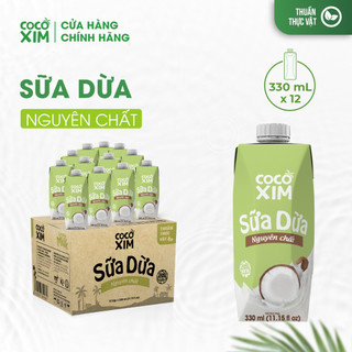 Thùng 12 Hộp Sữa dừa đóng hộp Cocoxim Original dung tích 330ml/Hộp