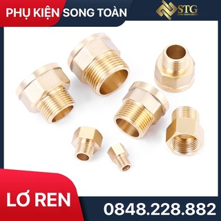 Nối Ren Trong Ren Ngoài & Lơ Thu & Sơ Mi - Đủ Các Size 9.6,13,17,21,27,34 - Đồng Thau (Male Female & Ren Đực Ren Cái)