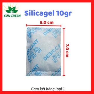 Gói hút ẩm Silicagel - Túi hút ẩm cho giày dép, thực phẩm,chống ẩm mốc (10gr/gói).
