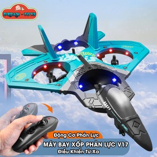 Máy Bay Xốp Điểu Khiển Từ Xa Động Cơ Phản Lực Chống Va Đập Dễ Dàng Nhào Lộn 360 Độ, Trang Bị 4 Cánh Quạt An Toàn Cho Bé