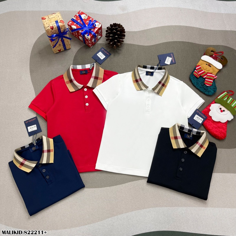 Áo polo bé trai bb.r mix cổ đơn giảng sang trọng mẫu Hero tự chụp_8222 Herokids