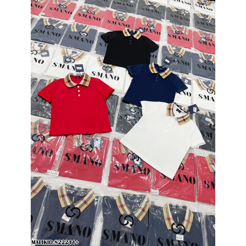 Áo polo bé trai bb.r mix cổ đơn giảng sang trọng mẫu Hero tự chụp_8222 Herokids