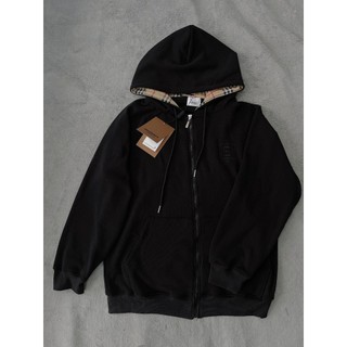 HOODIE Zip BUR.BERY NỈ BÔNG  HOT TREND