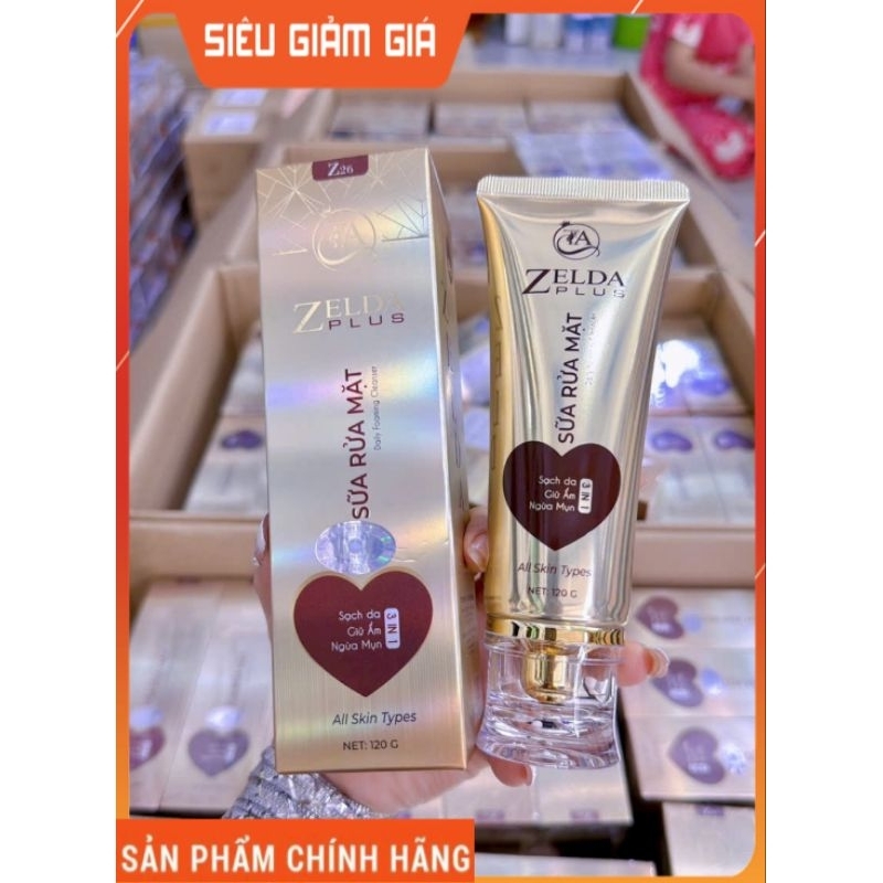 Sữa rửa mặt_ZELDA_PLUS Chuẩn chính hãng