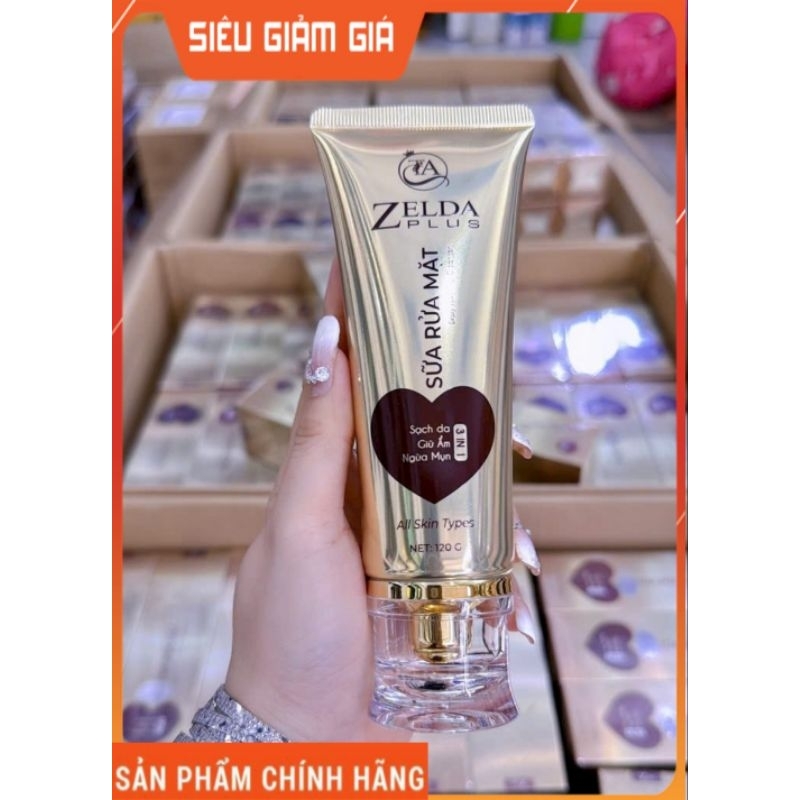 SỮA RỬA MẶT MẪU MỚI_ZELDA PLUS_CHÍNH HÃNG