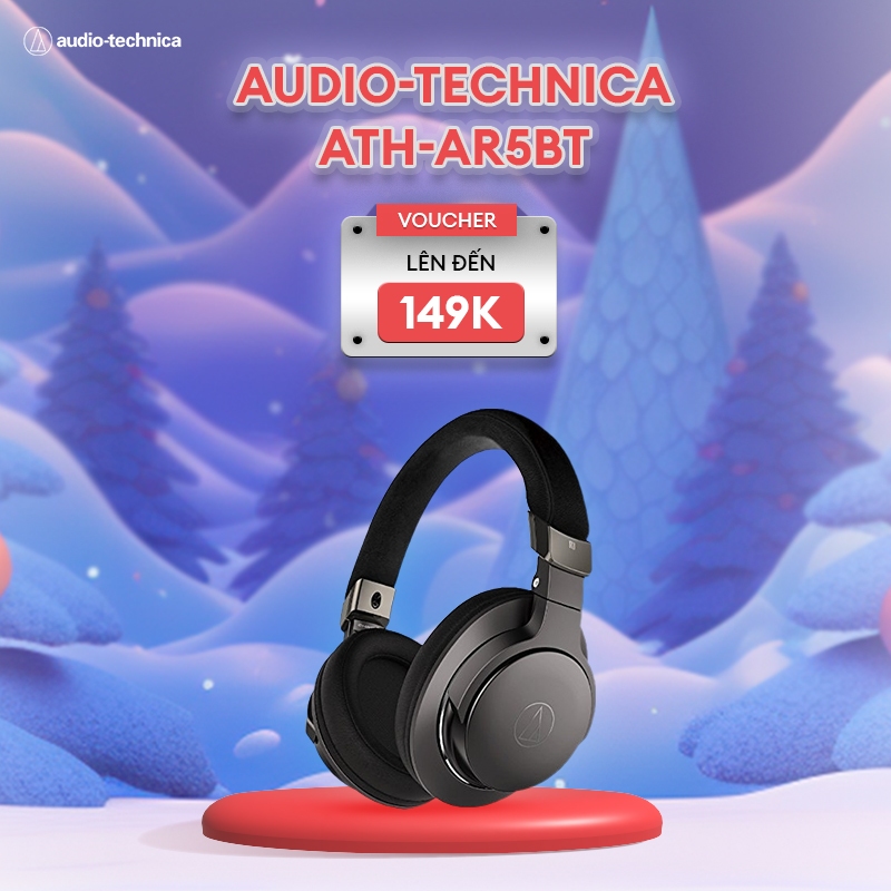 Tai Nghe Bluetooth Chụp Tai Audio Technica ATH-AR5BT Sử Dụng Liên Tục 30H - Hàng Chính Hãng