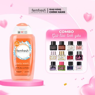  Combo Giữ Lửa Tình Yêu Dung Dịch Vệ Sinh Phụ Nữ Femfresh Daily 250ml và  Nước Hoa Vùng Kín Foellie 