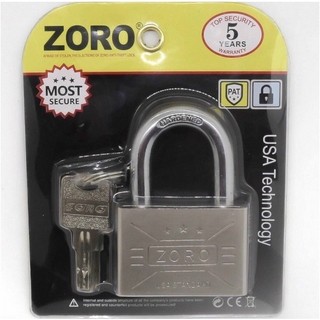 Ổ khóa nhà zoro 60mm màu bạc. ổ khóa nhà zoro 40mm