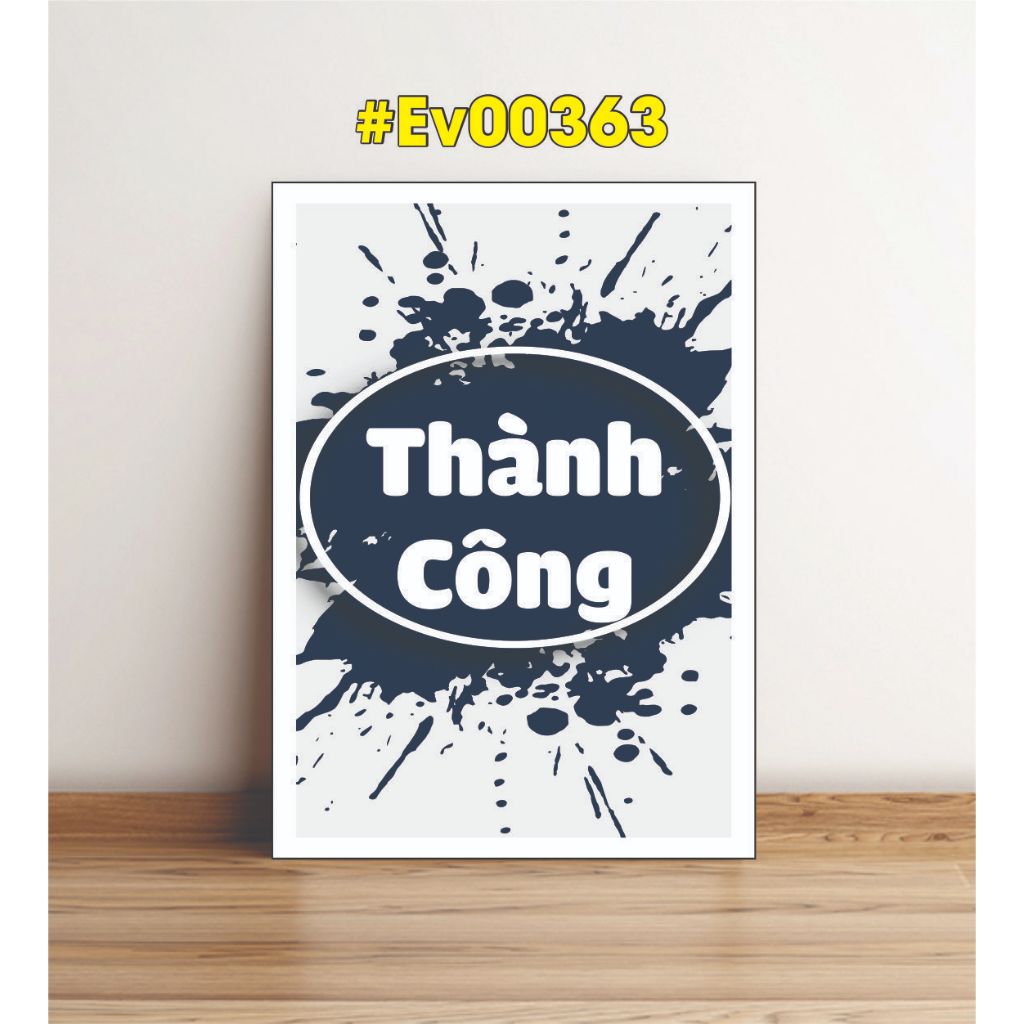 Tranh slogan văn phòng cực hot