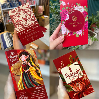 Vỏ hộp đựng chè Spring Tea đựng chè đóng giỏ quà