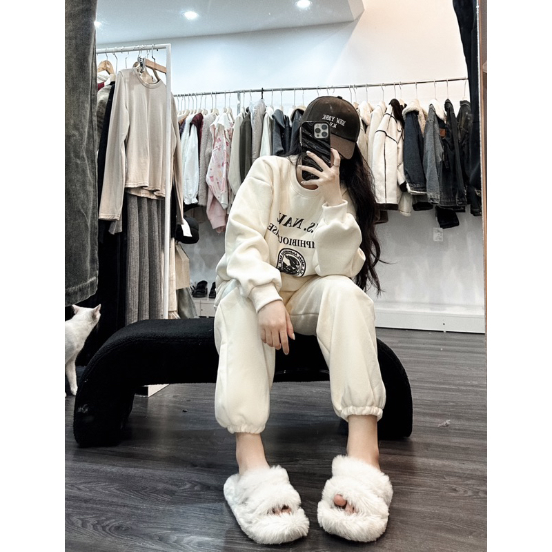 Set bộ nỉ bông chữh