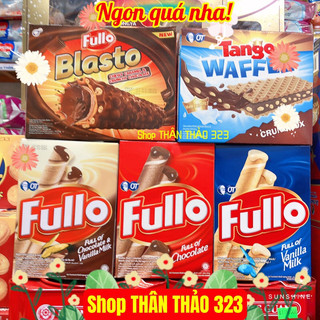 Bánh Xốp Blasto, Bánh Ống Kem Fullo, Bánh Xốp Kem Tango Waffla Nhập Khẩu Indonesia