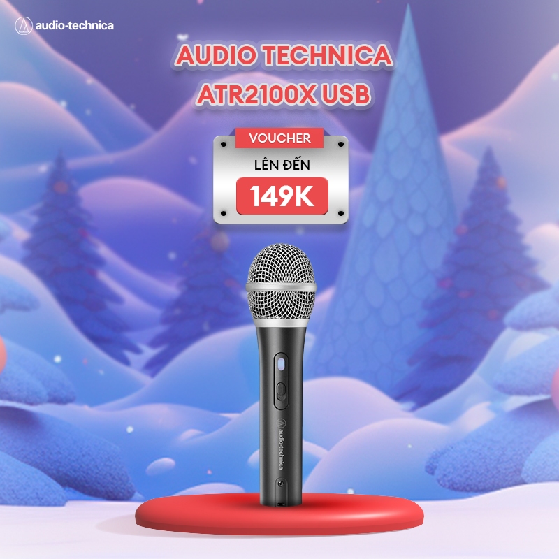 Microphone Audio-technica ATR2100X USB - Hàng Chính Hãng
