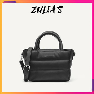 Túi xách nữ đeo chéo 2 quai da thêu basic Zuliashop8386