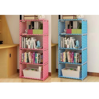 (HỎA TỐC) Kệ Sách Lắp Ghép 5 Tầng 4 Ngăn